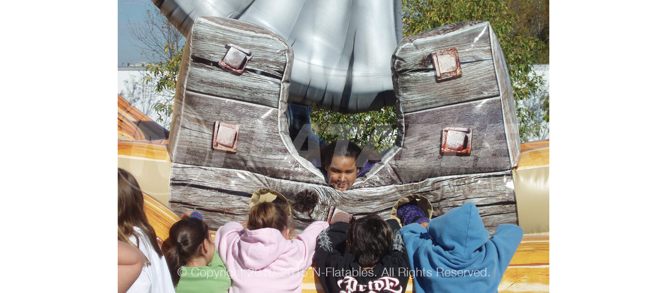 Lumberjack (30’) Dual Slide - The Jump Pad