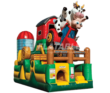 Barnyard Breakout 180º Obstacle™  (Single) - The Jump Pad