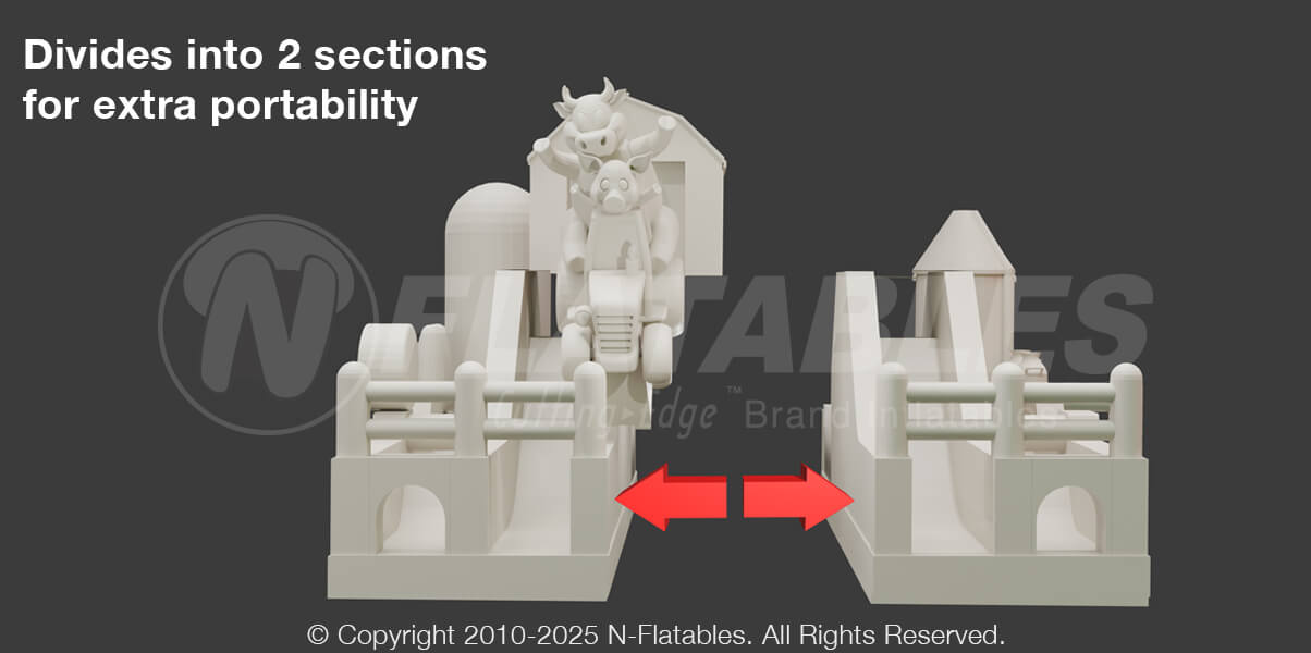 Barnyard Breakout Obstacle™  (Dual) - The Jump Pad