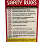 Metal Safety Rules Sign | The Jump Pad
