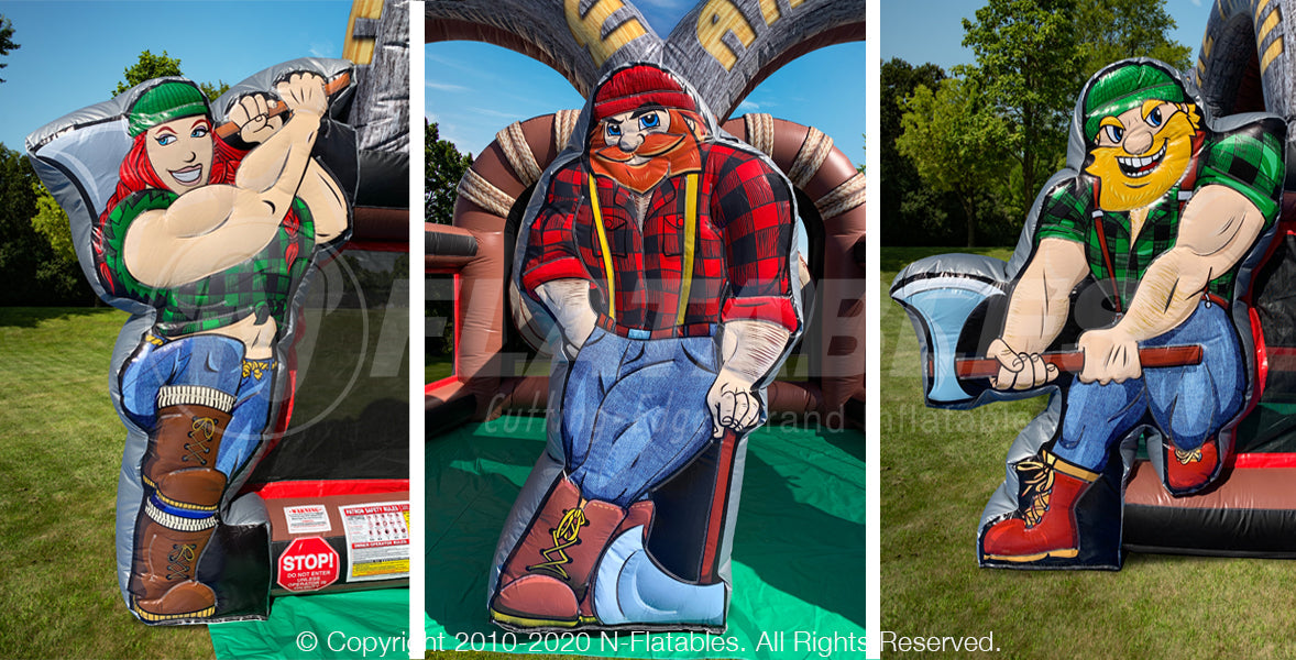 Inflatable Lumberjack Axe Throw™ (Double) - The Jump Pad