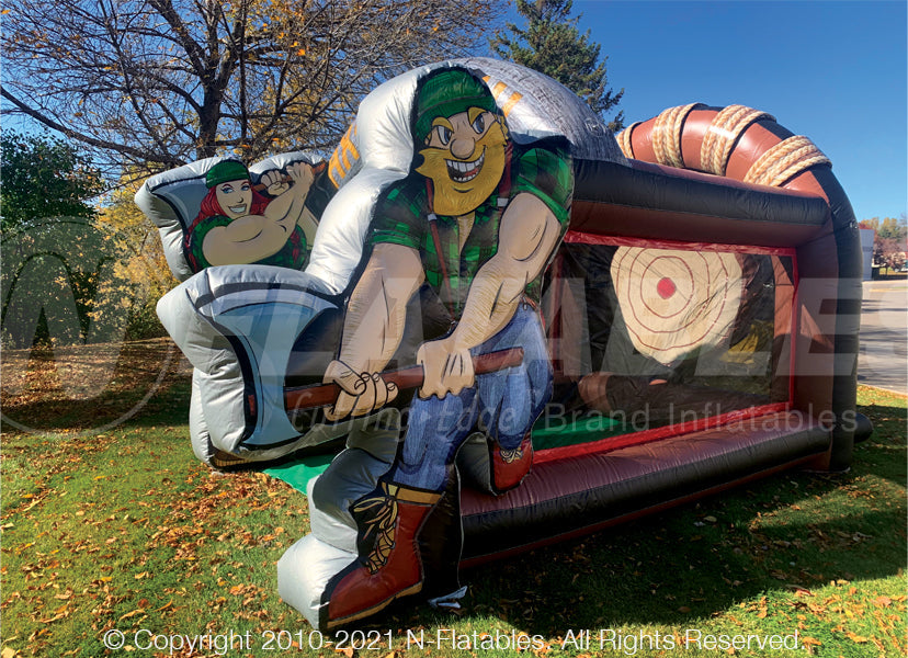 Inflatable Lumberjack Axe Throw™ (Single) - The Jump Pad