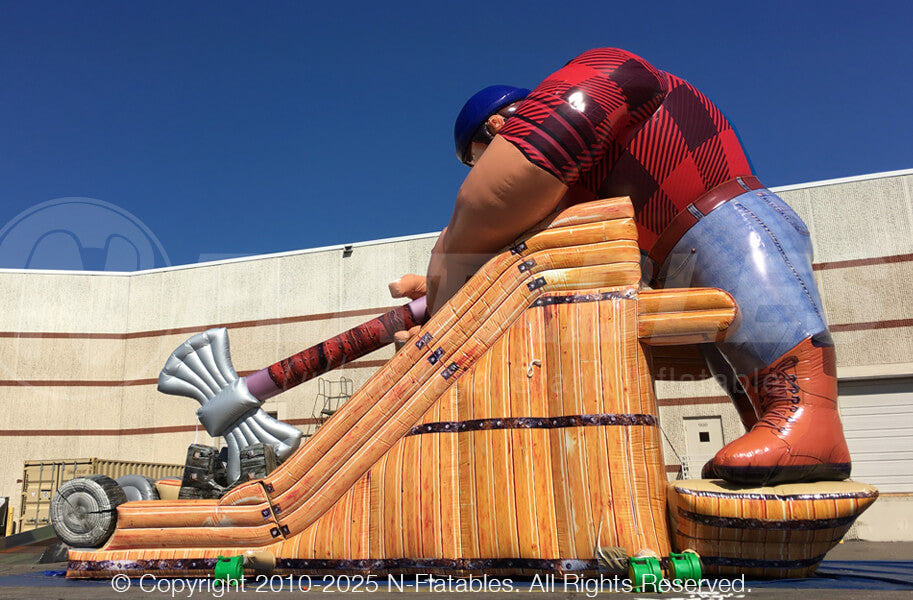 Lumberjack (30’) Dual Slide - The Jump Pad