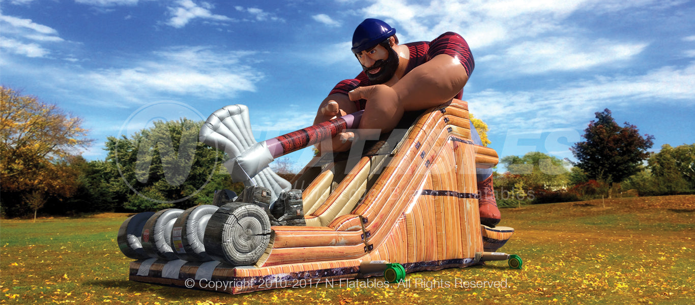 Lumberjack (24’) Dual Slide - The Jump Pad