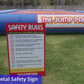 Metal Safety Rules Sign | The Jump Pad